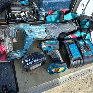 Makita Blue Power Tool Set